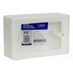 Caja De Paso Estanca Rectangular Lexo Electric W-445 Color Blanco