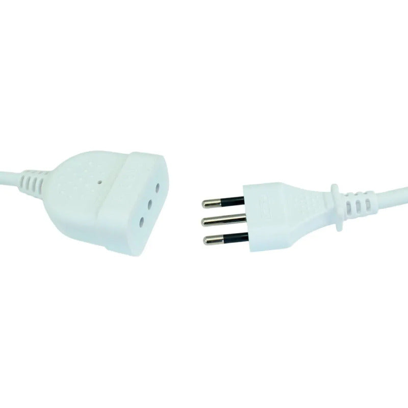 Extensión Eléctrica 2p+t 10a 10 Metros Lexo Blanco