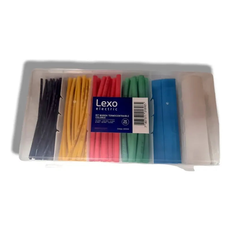 Kit Manga Termocontraible 100 Piezas Lexo Agua 3201010