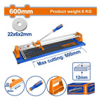 Cortadora De Ceramica Manual 600mm Wadfow Wtr8506
