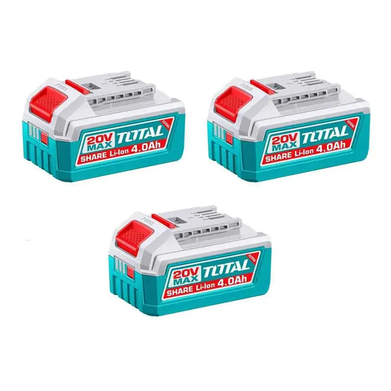 Kit 3 Baterias De Litio-ion 20v 4ah Total Tosli251296