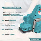 Cepillo Carpintero Electrico 550w Total Tl5508216 Color Azul Petróleo